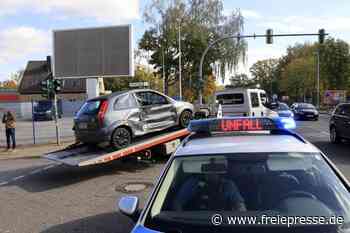 Bundesstraße in Chemnitz zeitweise dicht: Unfall auf der Leipziger Straße