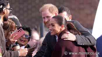 Body language expert spots Prince Harry's clear 'message' about Meghan marriage at event