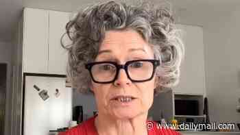 Judith Lucy shares gory photo of injuries to her face sustained in accident caused by 'alcohol and sleeping pills' as she struggles to cope with breast cancer diagnosis