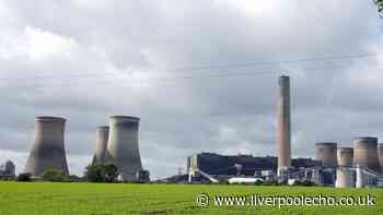 Fiddlers Ferry power station fire LIVE as police shut road