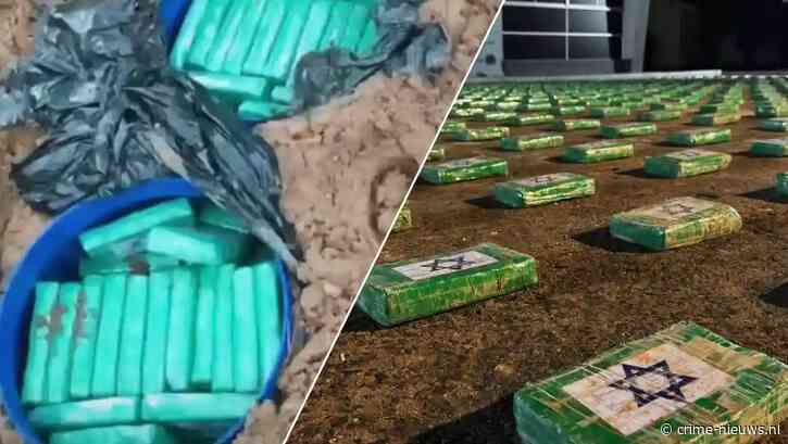 Grote partij blokken ‘Israël’ cocaïne gevonden in acht ingegraven plastic vaten