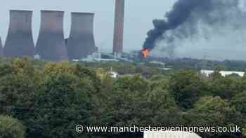 Fiddler's Ferry fire LIVE as smoke and flames billow from power station with emergency services at scene - updates