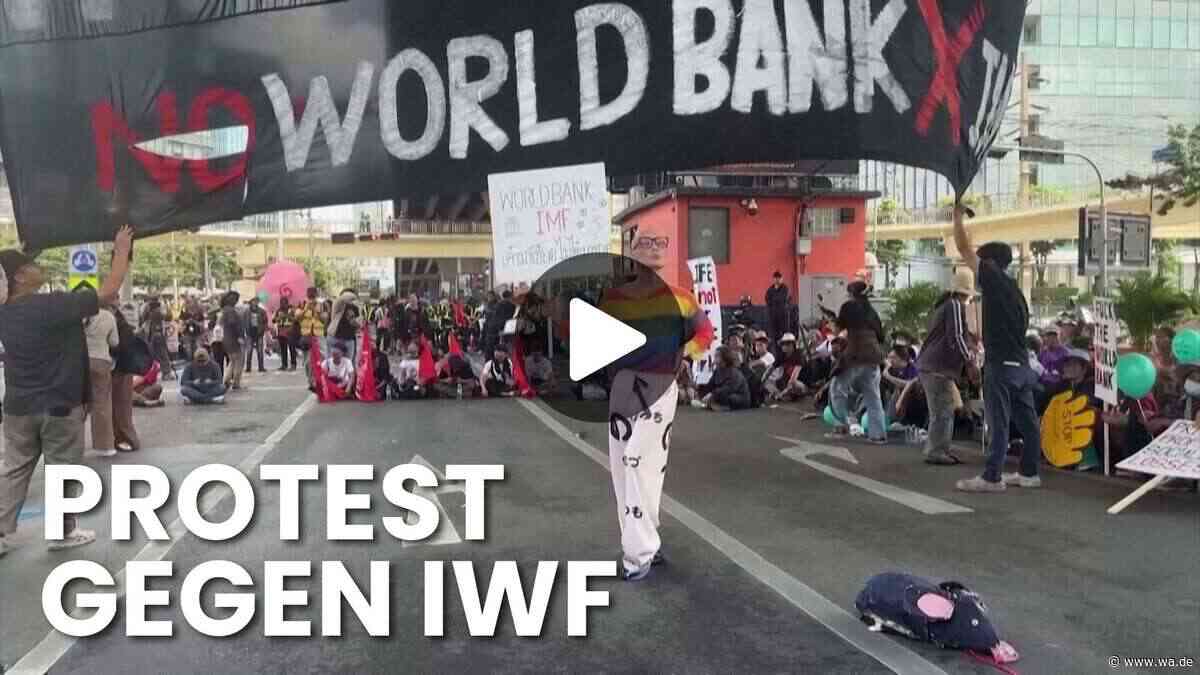 Aufstand gegen globale Sparpolitik: Demonstranten fordern IWF und Weltbank heraus