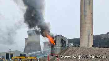 Fiddlers Ferry fire LIVE as smoke and flames seen for miles