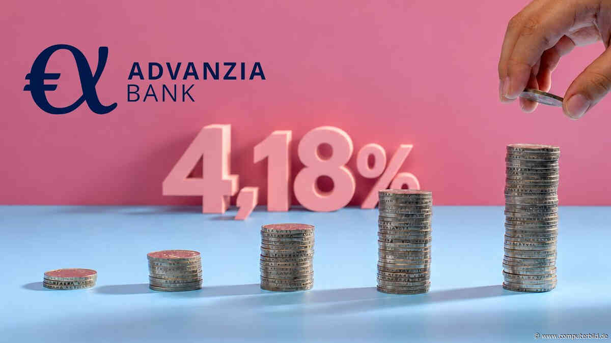 Advanzia Tagesgeld: 4,18 Prozent Zinsen für Neukunden