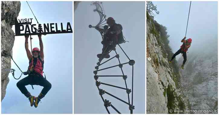 “Non fate quello che fa Mauro Corona in montagna, non appendetevi nel vuoto. Vedono la foto online e decidono di andare, senza informarsi”: l’allarme degli alpinisti sulle Dolomiti