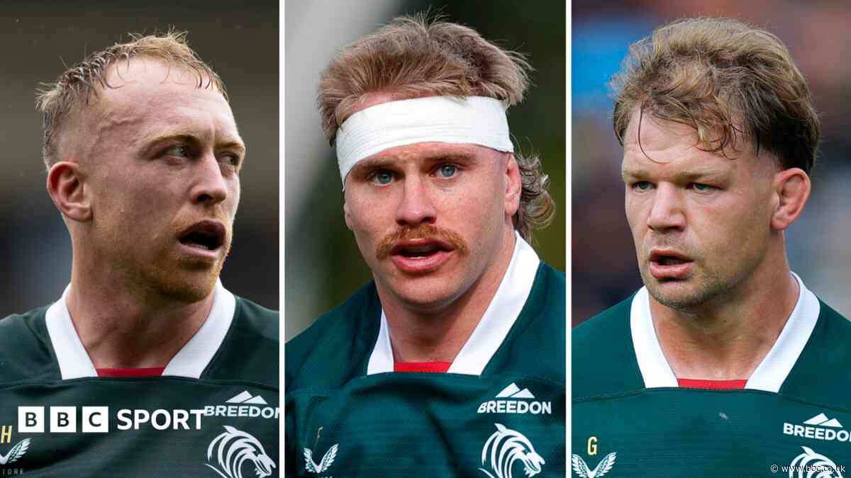 The Welsh back-row trio starring for Leicester