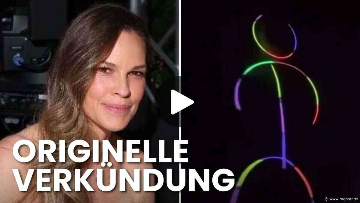 Hilary Swank teilt ihre Schwangerschaft mit einem kreativen Video