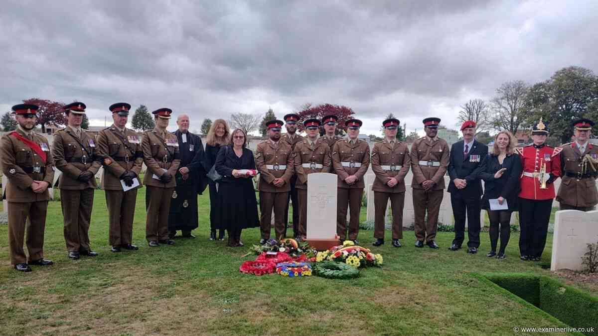 Poignant ceremony held after Scarborough man finally laid to rest - 110 years after death