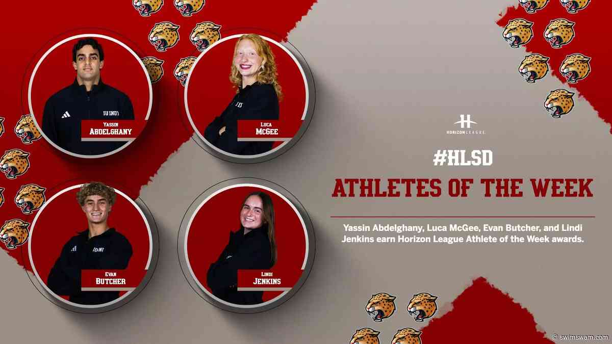 IU Indy Sweeps Weekly Horizon League Swim & Dive Awards