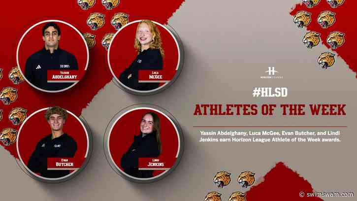IU Indy Sweeps Weekly Horizon League Swim & Dive Awards
