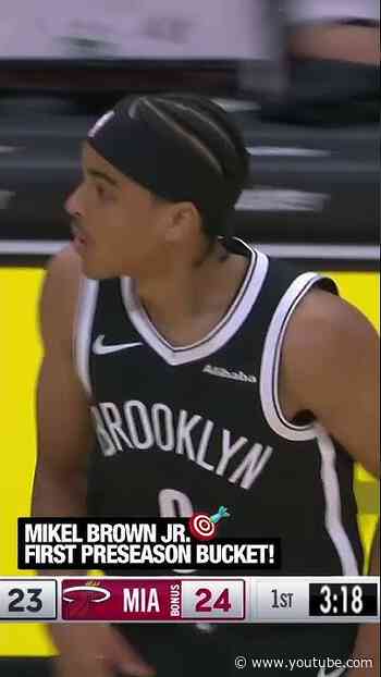 LET IT FLY‼️ #brooklynnets #nba #mikelbrownjr