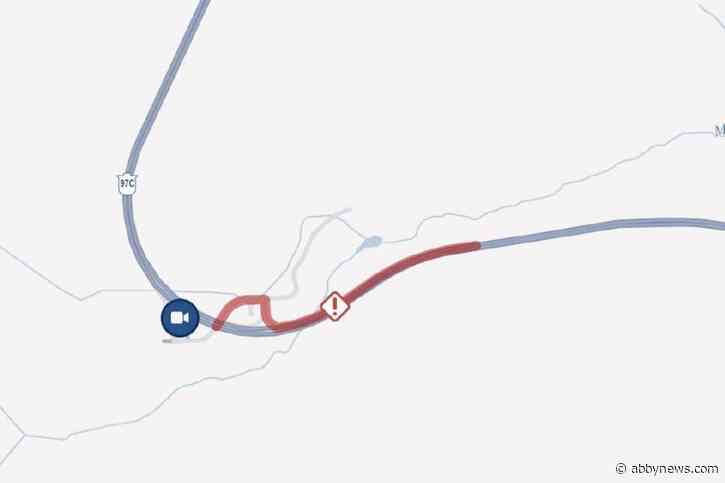 Vehicle fire causes eastbound lane closure on Okanagan Connector