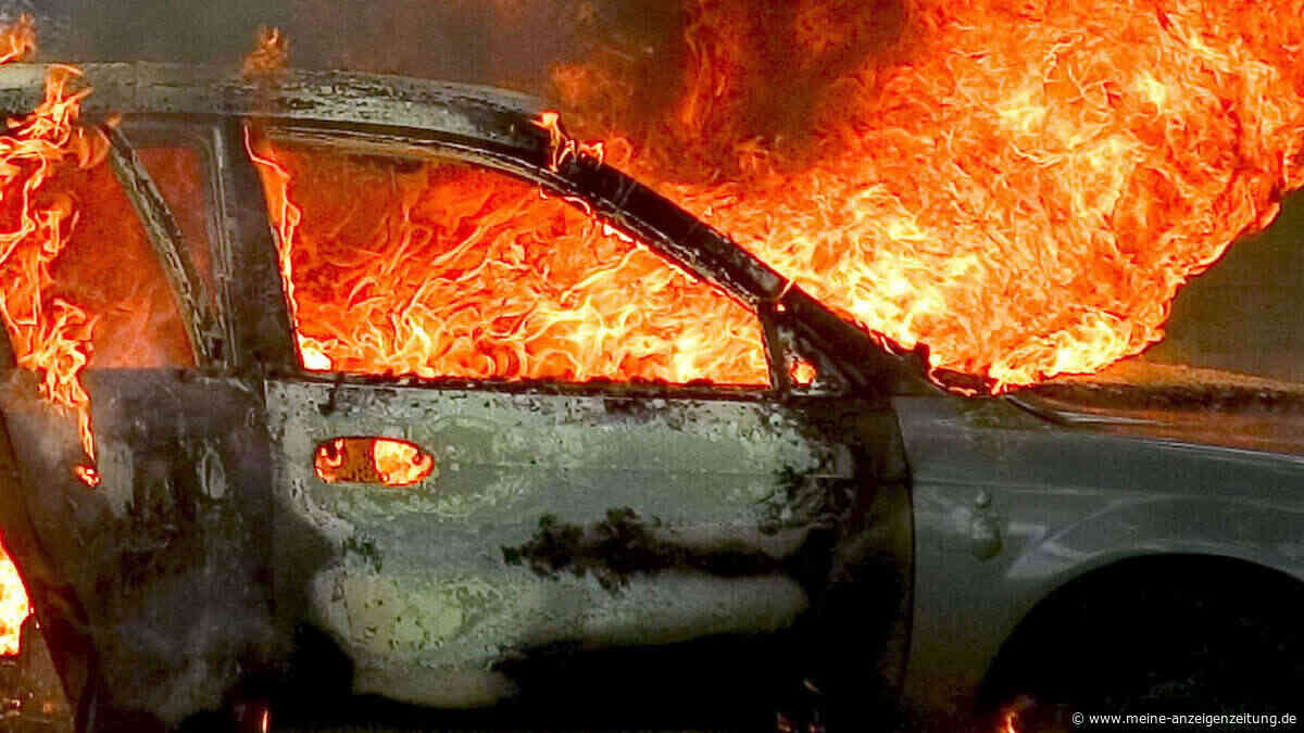 Citroën steht nachts in Flammen: Kripo schließt Brandstiftung nicht aus und sucht Zeugen