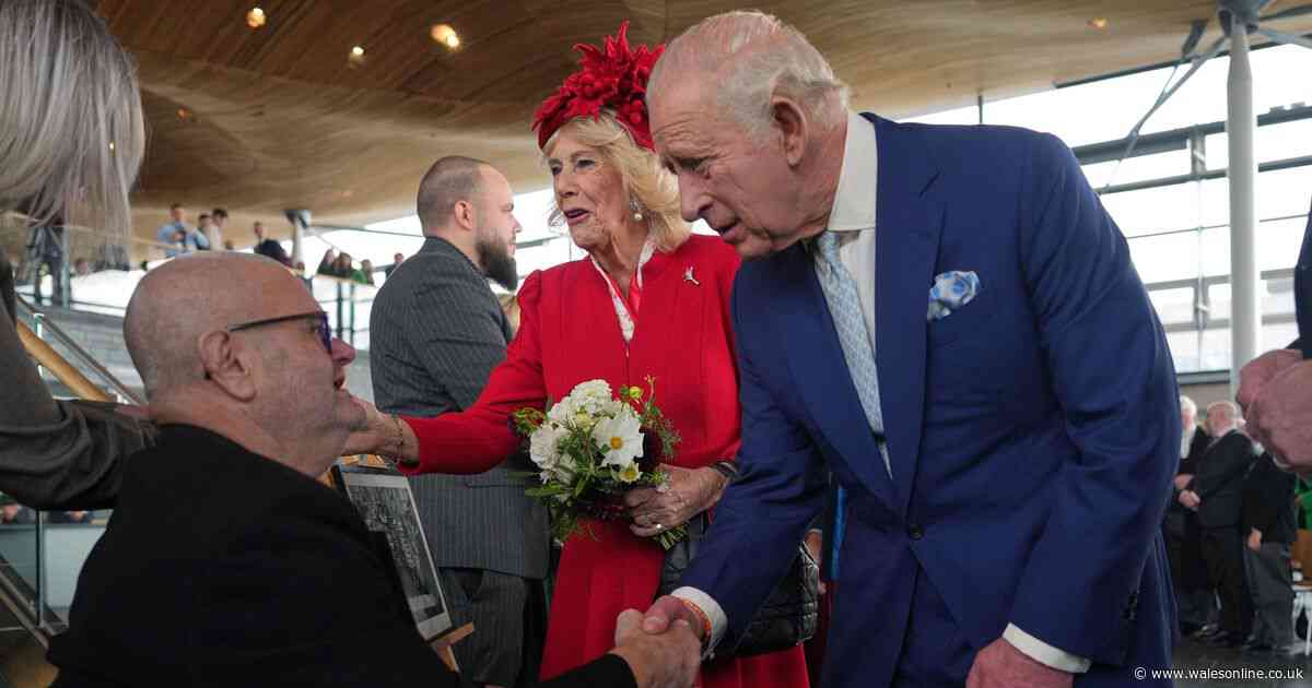 King Charles emotional as he meets Aberfan family on visit to Cardiff