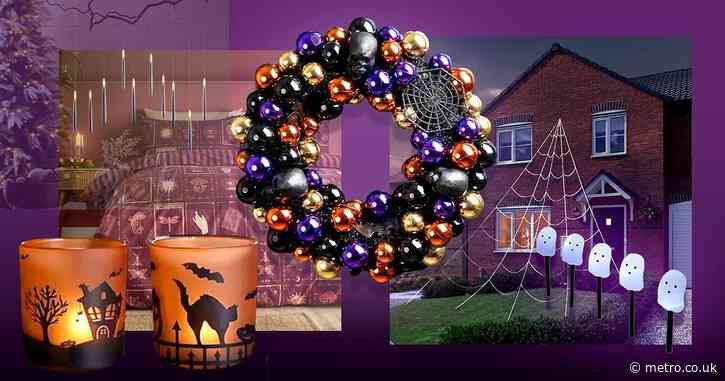 Dunelm’s Halloween collection starts at £2 and includes floating candles and pumpkin décor