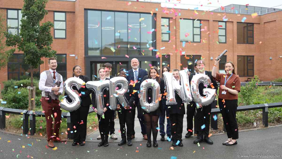 Joy as Nuneaton school celebrates 'strong' Ofsted which puts it on top UK map