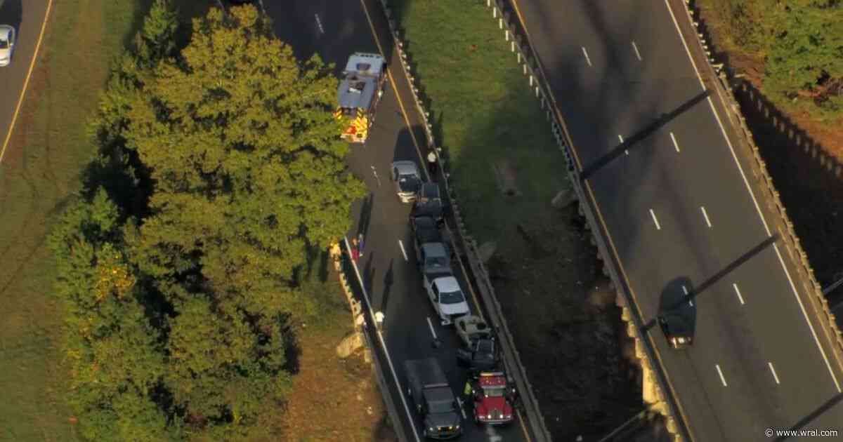 11 vehicles involved in I-85 chain reaction crash near Durham
