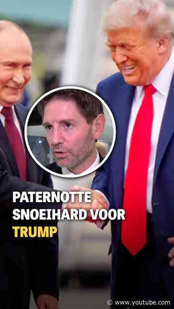 Paternotte snoeihard voor Trump
