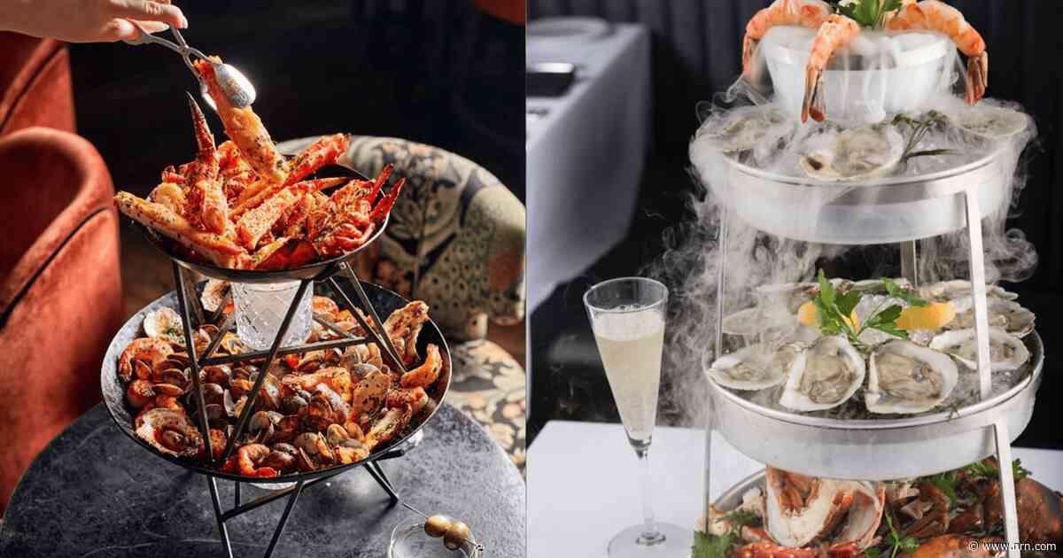 Seafood towers reemerge as an indulgent option