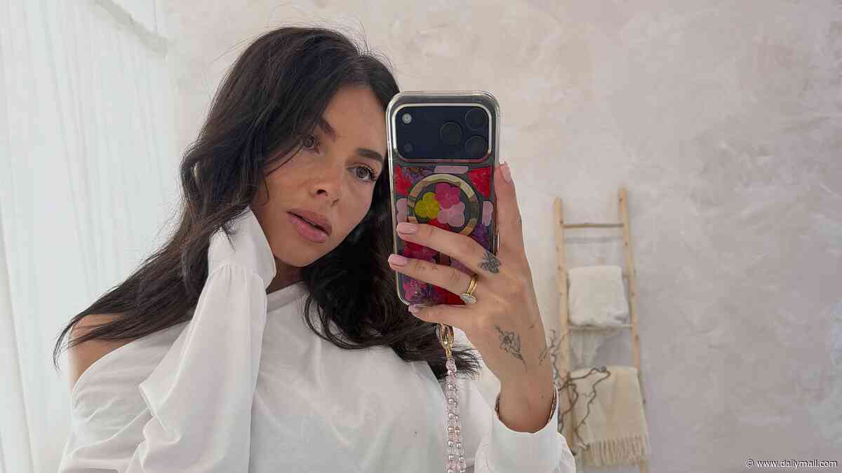 Love Island star Paige Thorne shows off her postpartum tummy 17 days after giving birth to her first baby as she says it's the 'most she's been dressed up in a long time'
