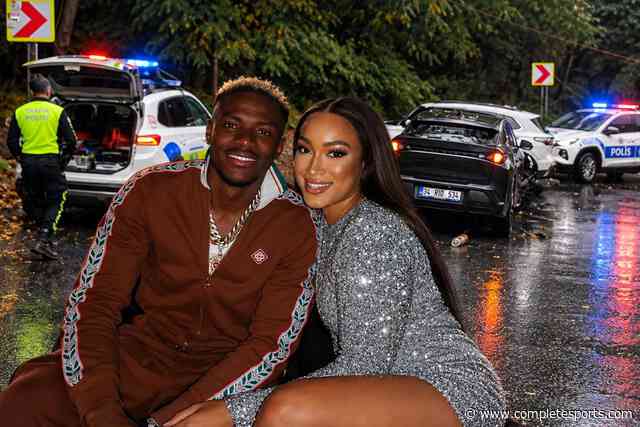 Osimhen’s Girlfriend Ladewig Unhurt In Istanbul Multi-Car Crash