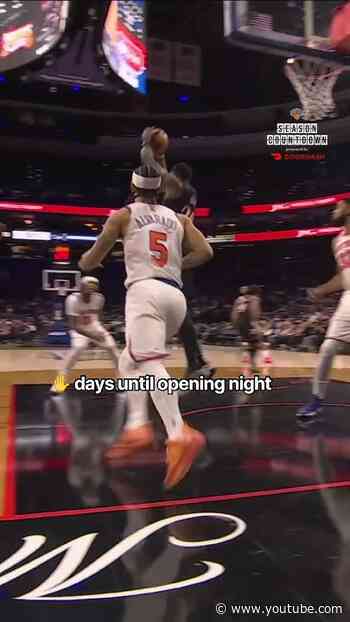 five days away means five steals by jose #nyknicks #nba #steals #josealvarado