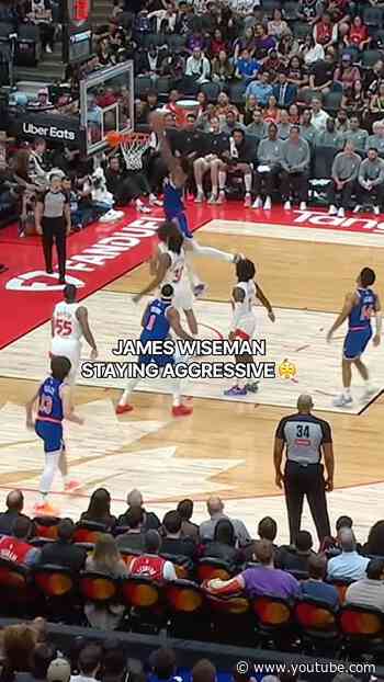 big man can’t miss 😮‍💨 #nyknicks #nba #knicks #jameswiseman