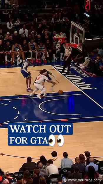 there he goes🏎️ #nyknicks #nba #highlights #alvarado