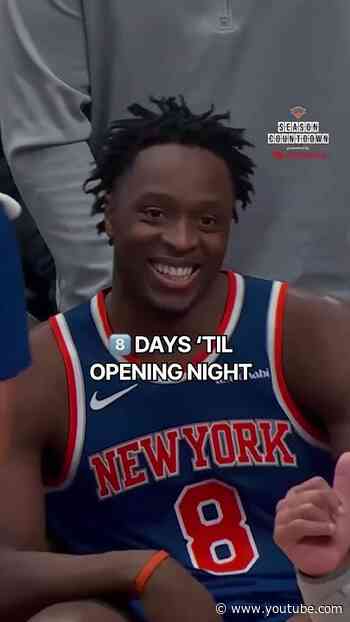 OG smilin cause we are only 🎱 days away #nyknicks #basketball #og
