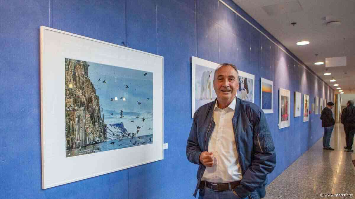 Von Eisbären und Eisbergen: Valleyer Wildlife-Fotograf zeigt seine Werke im Krankenhaus