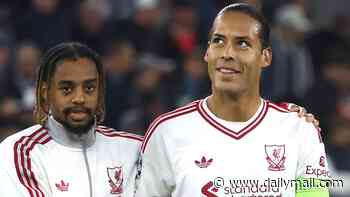 Virgil van Dijk insists 'introverted' Bradley Barcola's Champions League hat-trick will 'help him so much' - as Liverpool captain reveals advice for dealing with big price tag