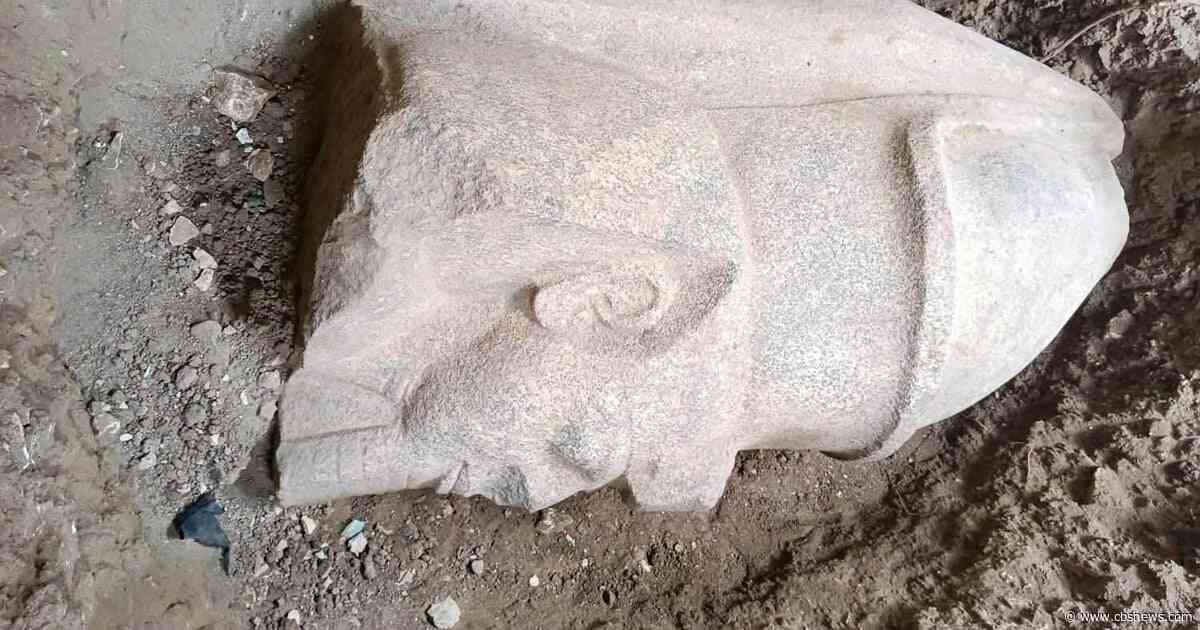 Farmer's discovery in Egypt leads to pieces of statues for ancient king