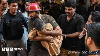At least 33 pupils and teacher killed after school roof collapses in Pakistan