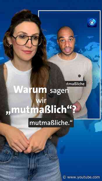 Warum sagen wir „mutmaßlich“? #tagesschau  #nachrichten #verdacht  #schuldig #berichterstattung