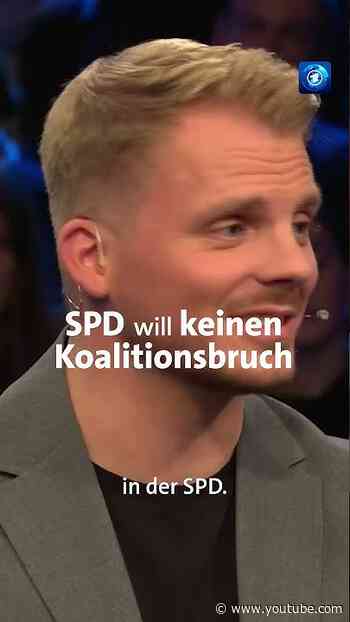SPD-Generalsekretär Klüssendorf weist Spekulationen zurück #nachrichten #maischberger #regierung