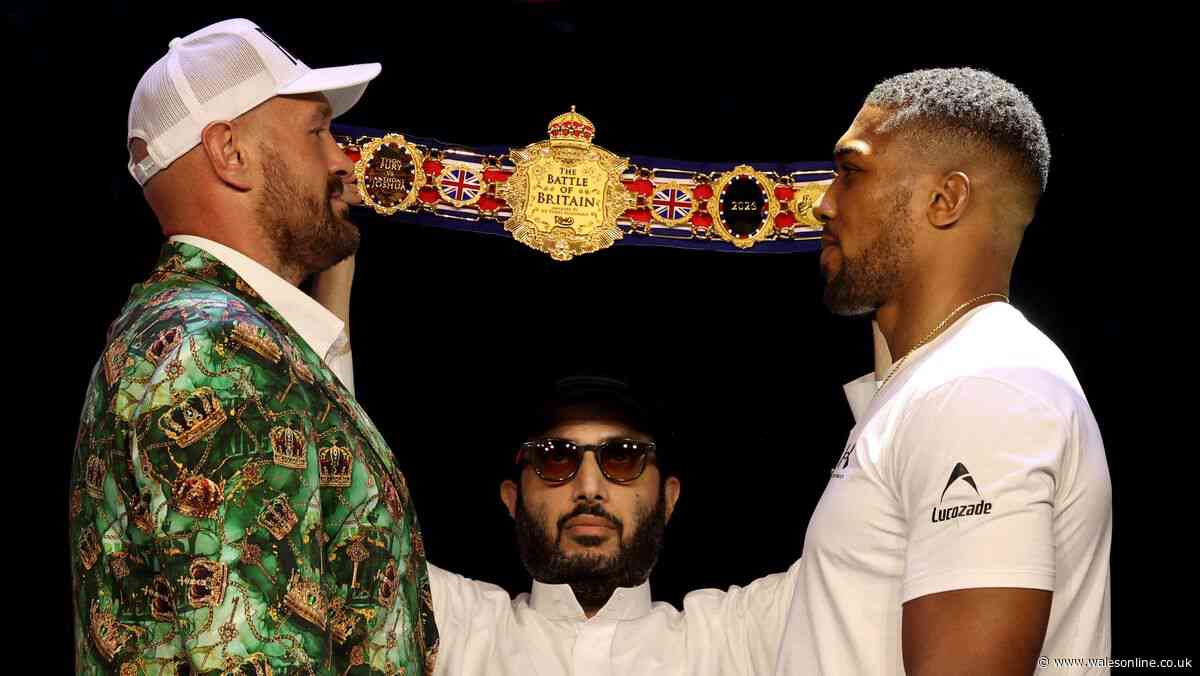 Cardiff restaurant suddenly cancels Christmas bookings on night of Tyson Fury vs Anthony Joshua