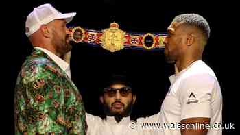 Cardiff restaurant suddenly cancels Christmas bookings on night of Tyson Fury vs Anthony Joshua