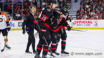Senators' Eklund set to miss 10-12 weeks after ankle surgery