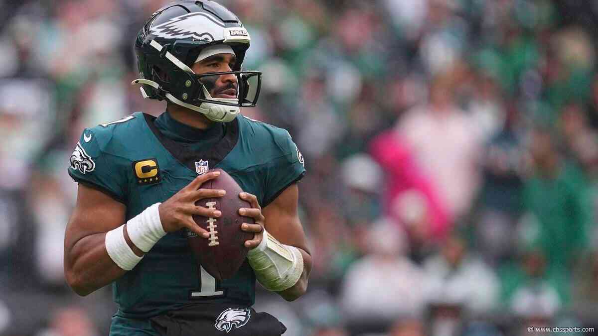 Jalen Hurts ruled out of Eagles' Week 6 matchup vs. Panthers due to superficial blood clot