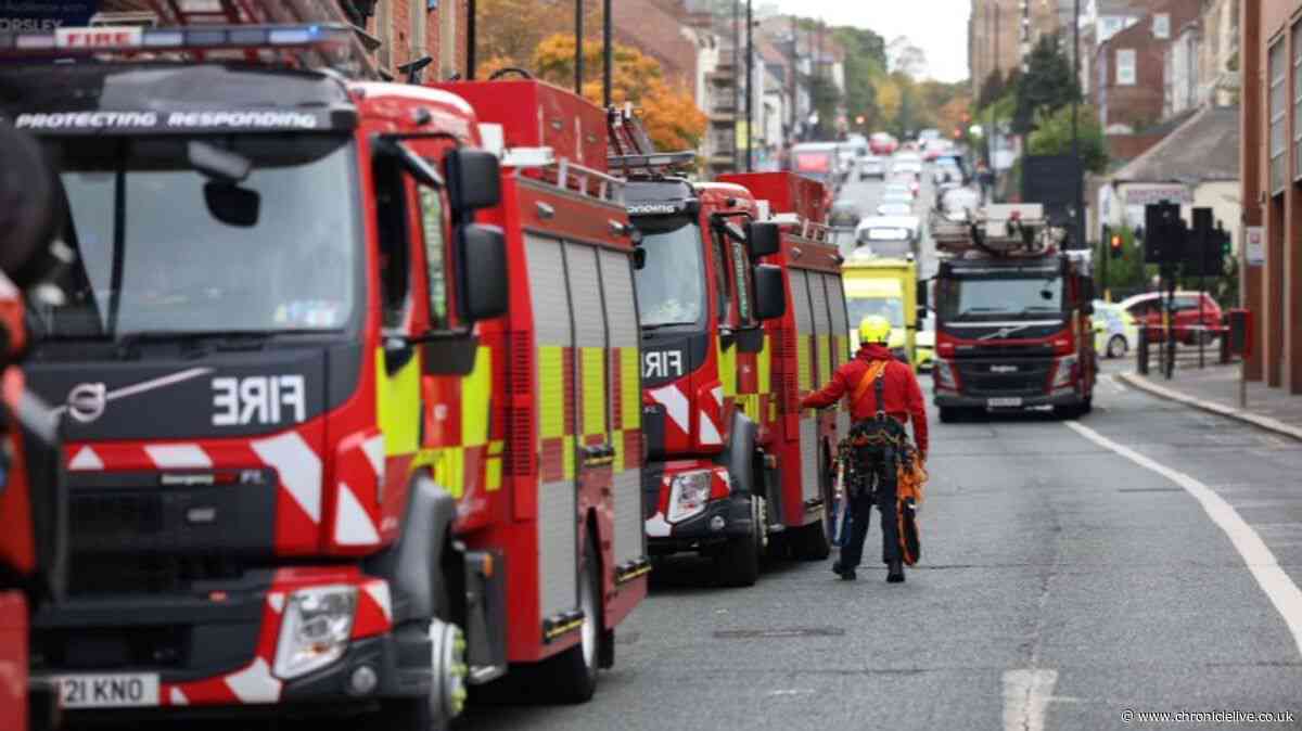 Newcastle police incident LIVE: Westgate Road re-open after man climbed roof of building