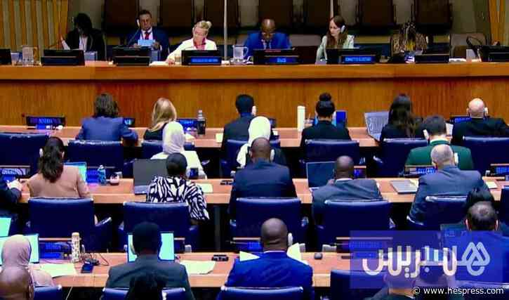 اللجنة الرابعة الأممية تكرس القرار التاريخي 2797 لمجلس الأمن الدولي