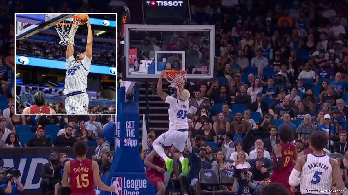 Recht in z’n gezicht: Franse basketballer doet wenkbrauwen fronsen met bizarre mislukte dunk tijdens NBA-wedstrijd
