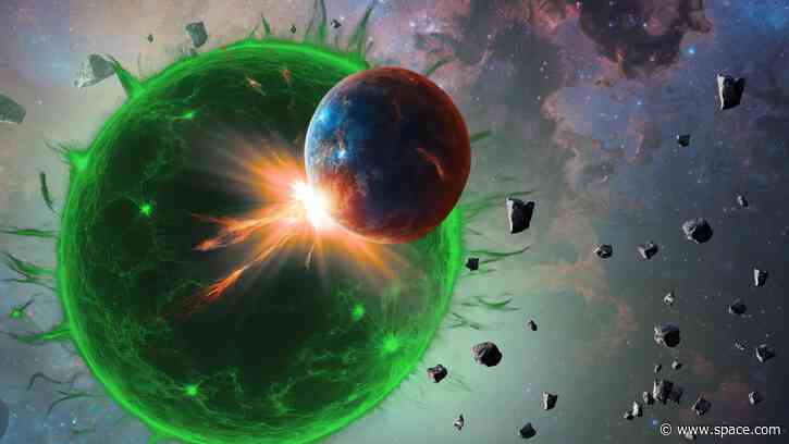 Astronomers discover the 1st ever green star, a cosmic zombie just in time for Halloween