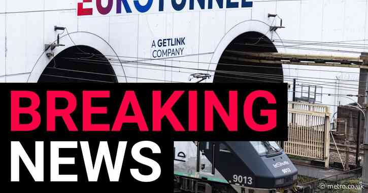 Minibus smashes into Channel Tunnel train leaving 19 people injured