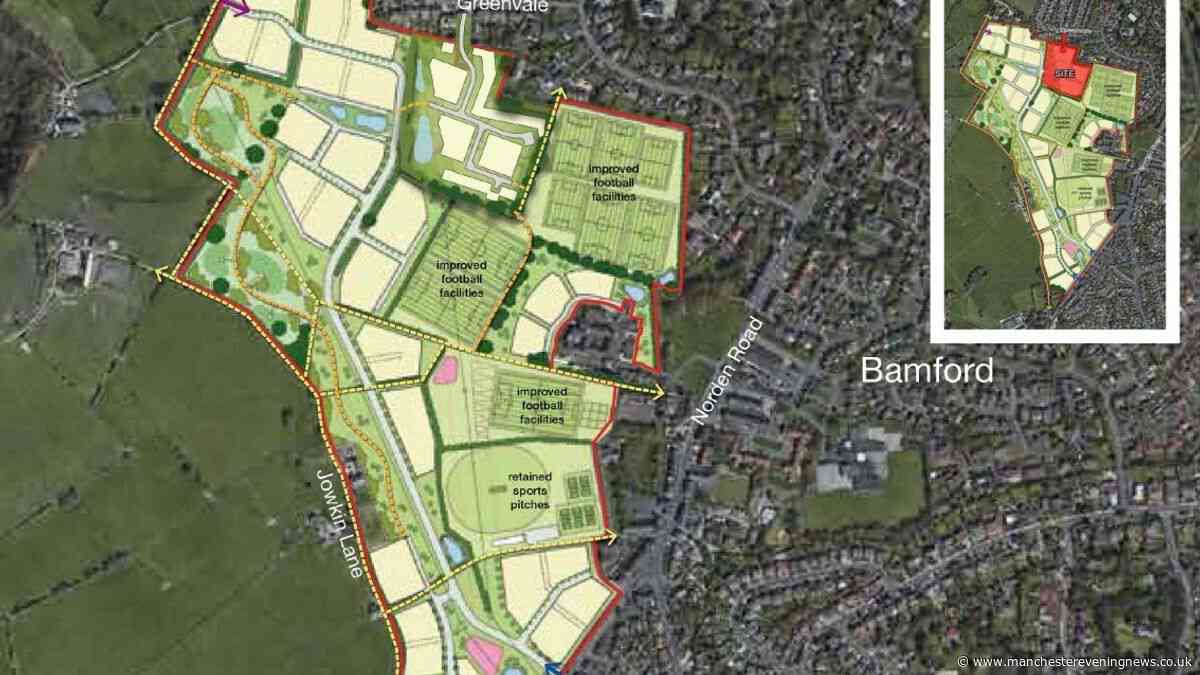 Fate of major housing scheme on playing fields in Bamford to be decided