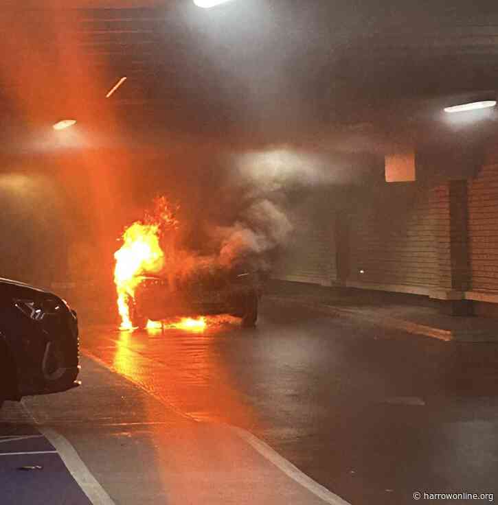 St George’s Shopping Centre in Harrow evacuated after car catches fire