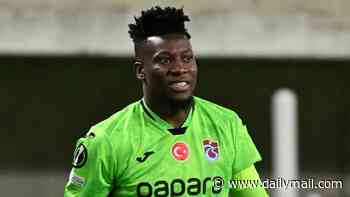 Man United outcast Andre Onana concedes directly from a corner - after Mo Salah stunner had put their Trabzonspor side in control of Conference League clash