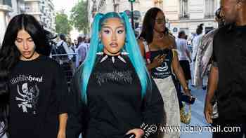 North West, 13, hits back at claims she looks 'demonic' as mom Kim Kardashian defends her goth look and piercings
