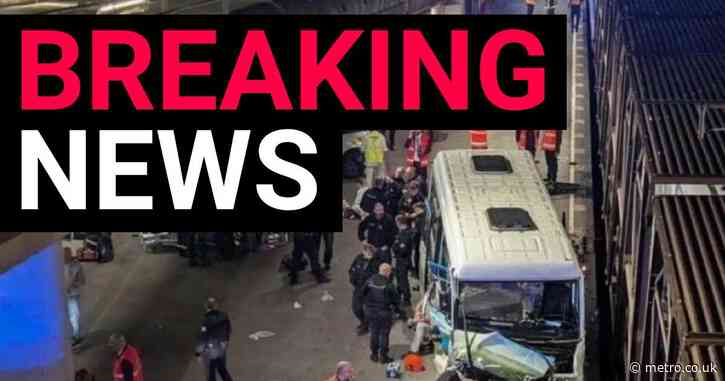 Minibus smashes into Eurotunnel train leaving 19 people injured